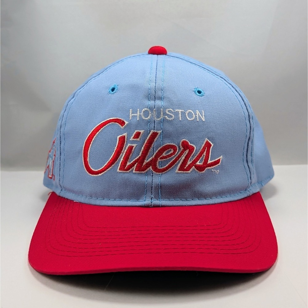 Vintage Sports Specialties Houston Oilers Snapback The Twill 80s Script Hat Cap